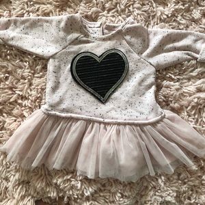 Pippa & Julie Heart Sequin Dress